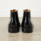 Men's Black Patent Leather Chukka Boots — holwood