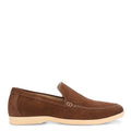 Suede Leather Moccasin Brown Loafer Shoe For men
