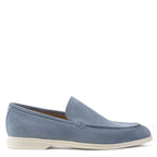Premium Suede Leather Blue Loafer For Men