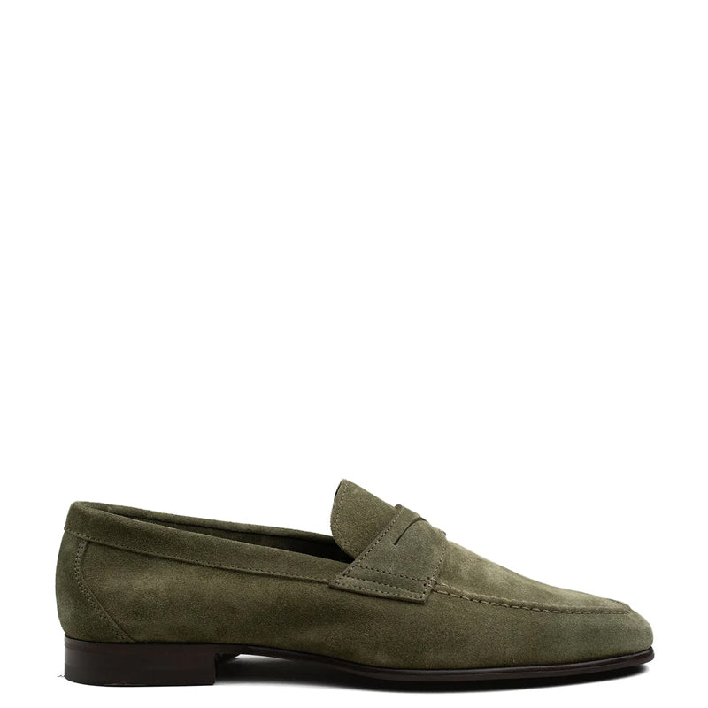 Unlined Penny Loafer Beige