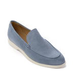 Premium Suede Leather Blue Loafer For Men