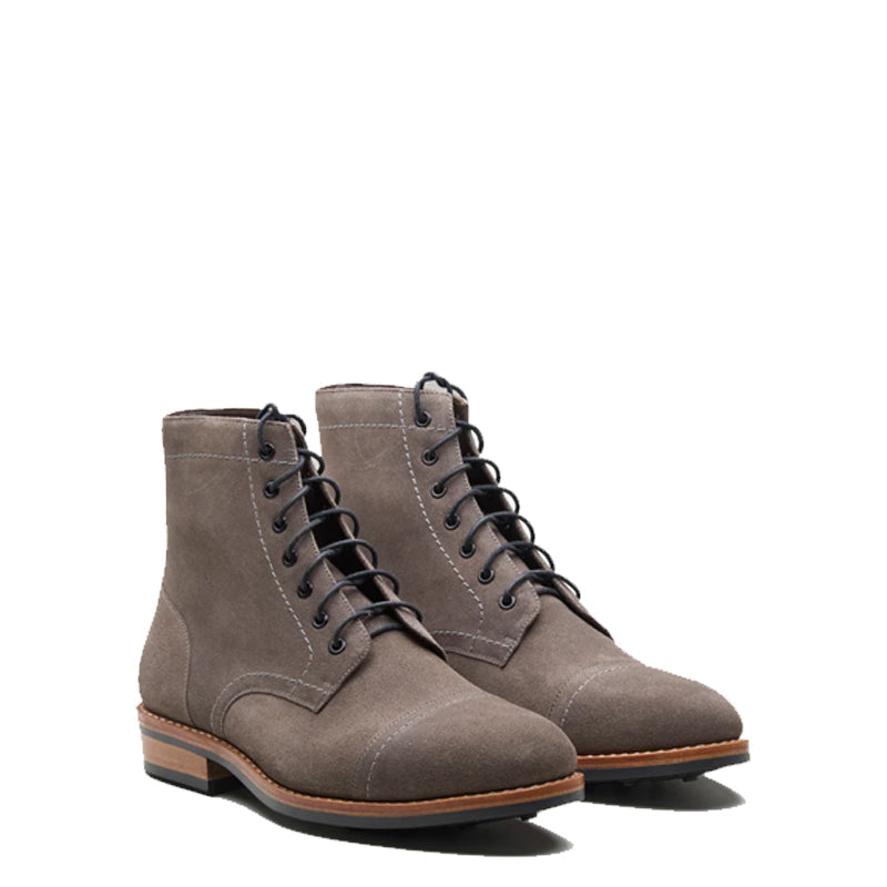 Men Solid  Top Suede  Ankle Boot Light Brown