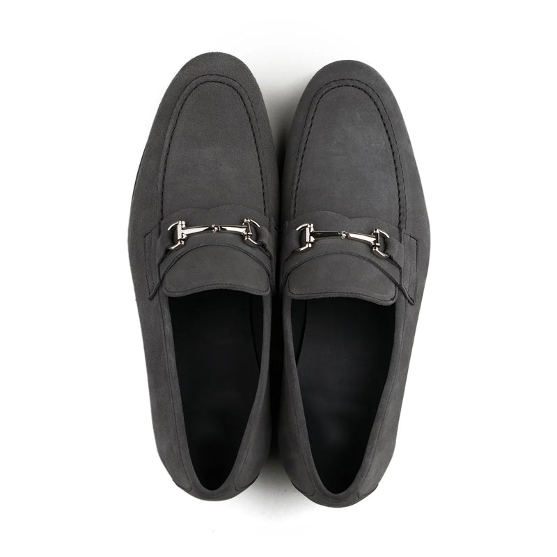 Luxury Blake Bit Loafer Grey