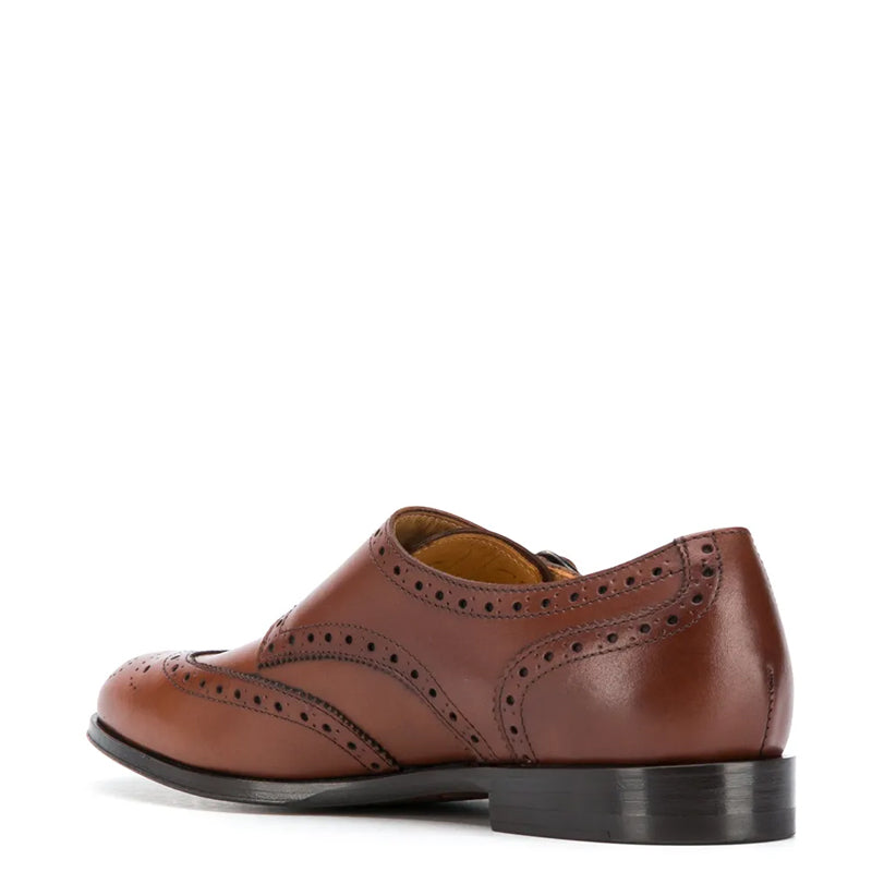 Hollister Brown Double Monk Strap Shoe