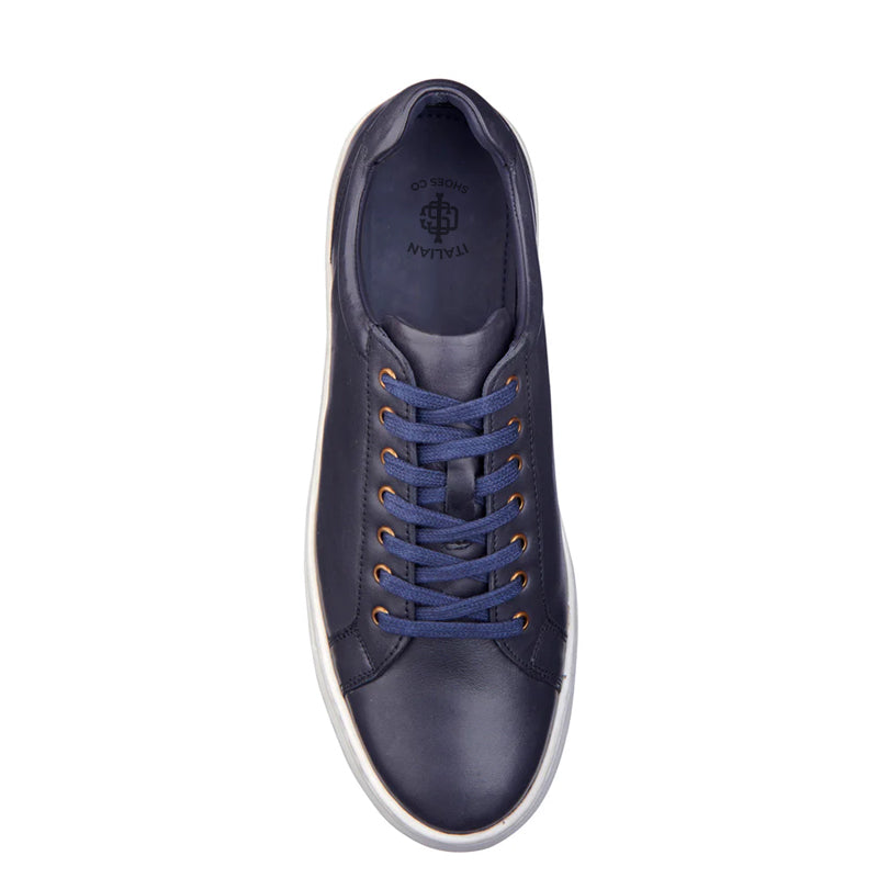 Classic Casual Leather Blue Sneaker