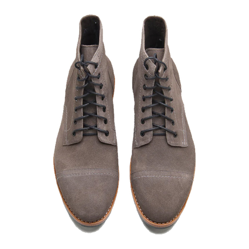Men Solid  Top Suede  Ankle Boot Light Brown