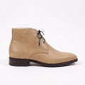 Men's Tan Plain-Toe Leather Chukka Boots — Jornsey