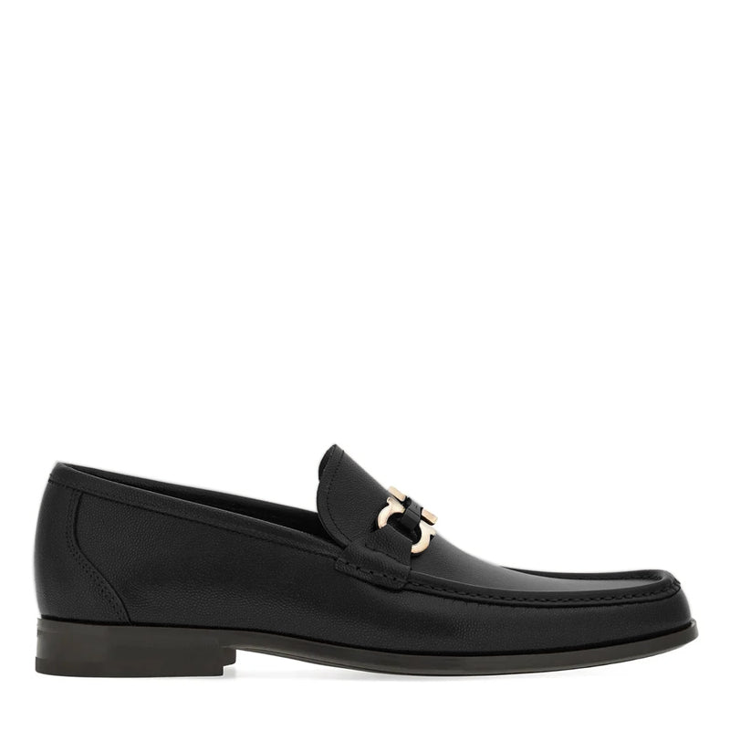 Classic Leather Horsebit-Buckled Loafer for Men