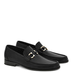 Classic Leather Horsebit-Buckled Loafer for Men